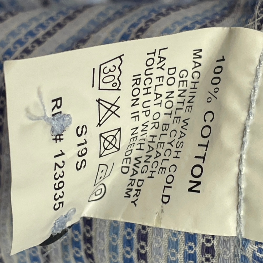 Hammer Made Men's White Patterned Dress Shirt - Picture 8 of 9